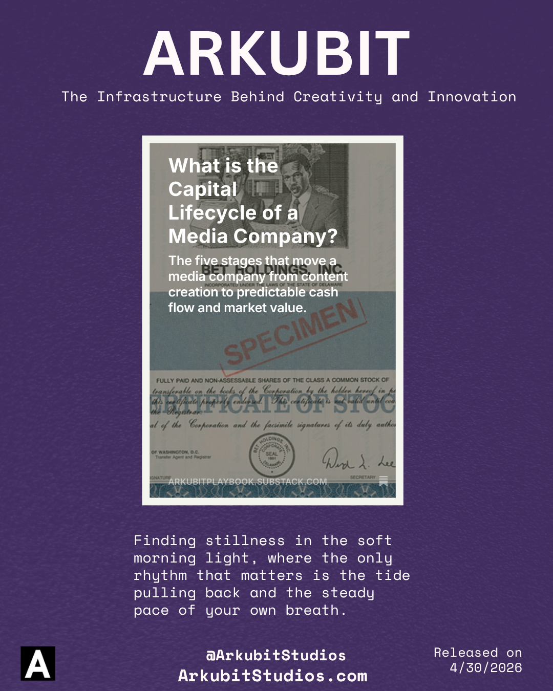 A vintage specimen stock certificate from BET Holdings, Inc.